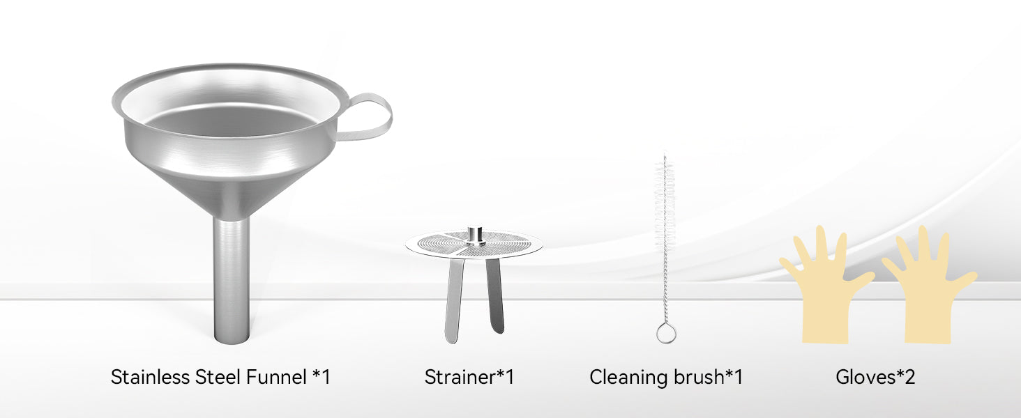 ELEGOO 3D Stainless Steel Funnel Package