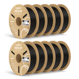 PETG HF 10kg bundle high flow 3D printer filament, low odour for FDM functional parts, fast printing up to 600mm/s