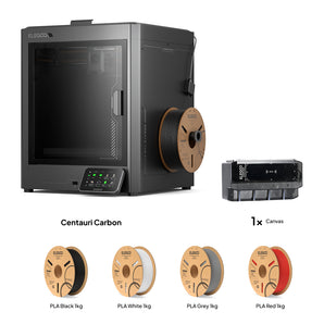 Centauri Carbon + Canvas Set + 4 kg PLA(Basic Colors)
