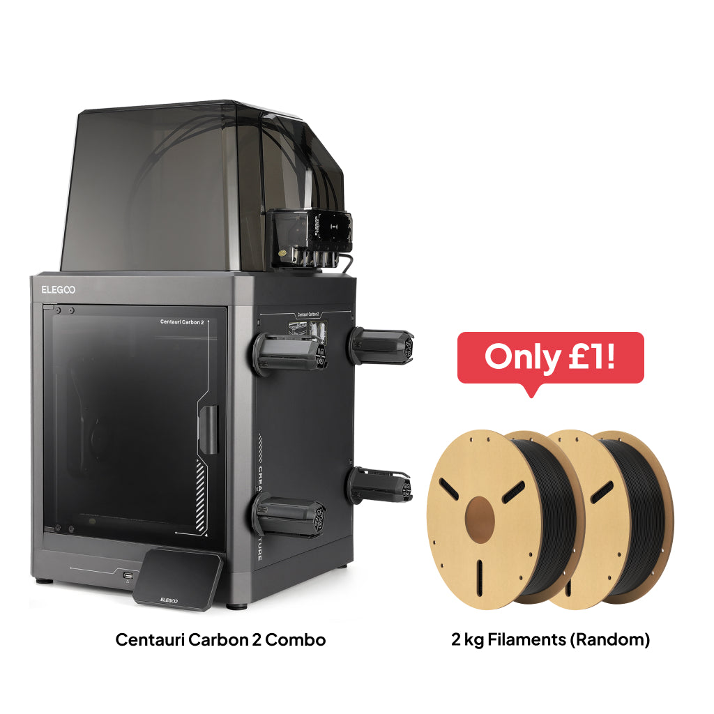 Centauri Carbon 2 Combo: Get 2 kg Filament for Just £1