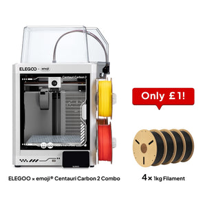ELEGOO × emoji® Centauri Carbon 2 Combo: Get 4 kg Filament for Just £1