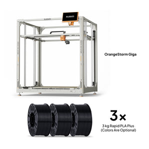 PRE-ORDER | OrangeStorm Giga + 3x3kg Rapid PLA Plus Filament Bundle