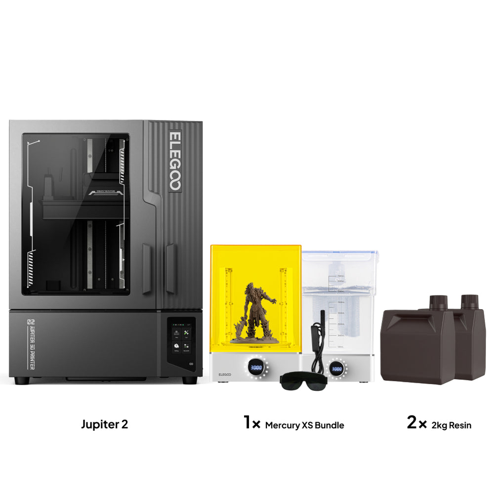 Desktop 3D printer printing an object