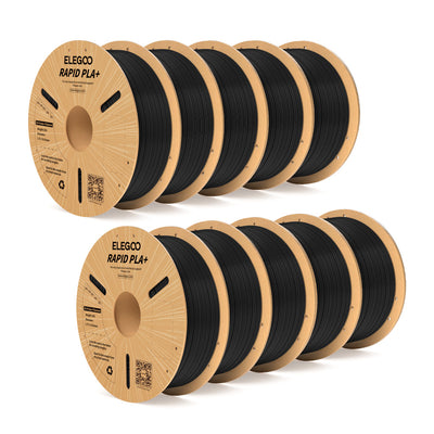 Rapid PLA Plus Filament Black 10 kg