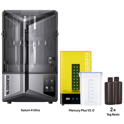 Saturn 4 Ultra Starter Bundle – Mercury Plus V2.0 & Resin