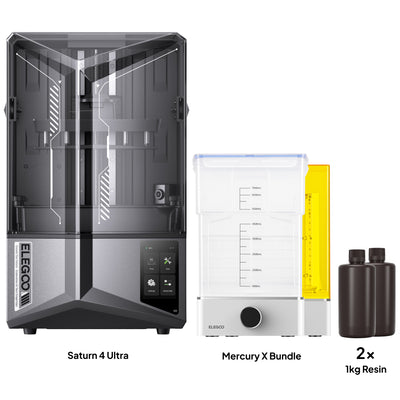 Saturn 4 Ultra Starter Bundle – Mercury X & Resin