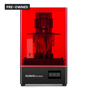 pre-owned elegoo saturn s resin 3d printer