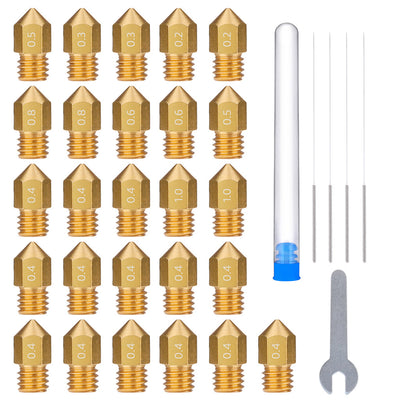 Multi-Size Brass Nozzle Kit for Neptune 3 Pro/Max/Plus