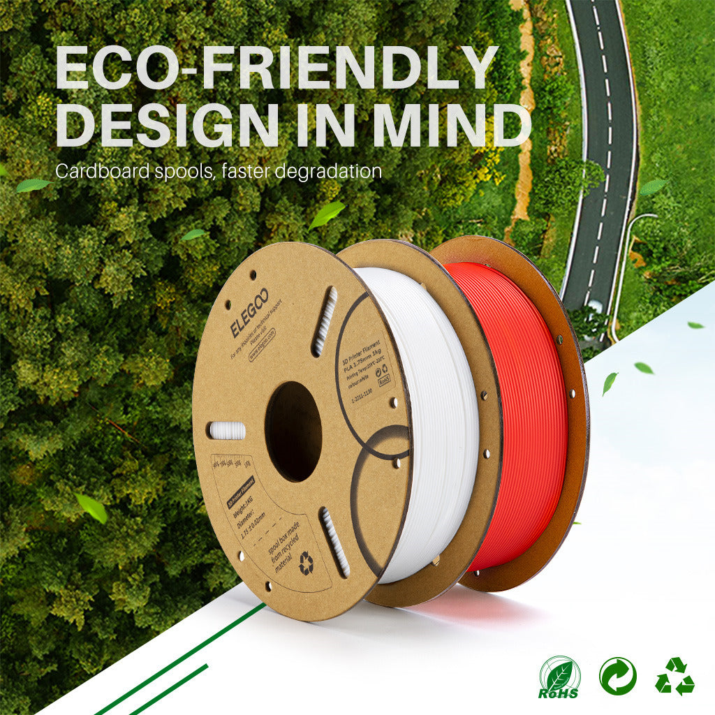 ELEGOO PLA 3D Printer Filament 1.75mm 4 Colors 10KG – ELEGOO UK