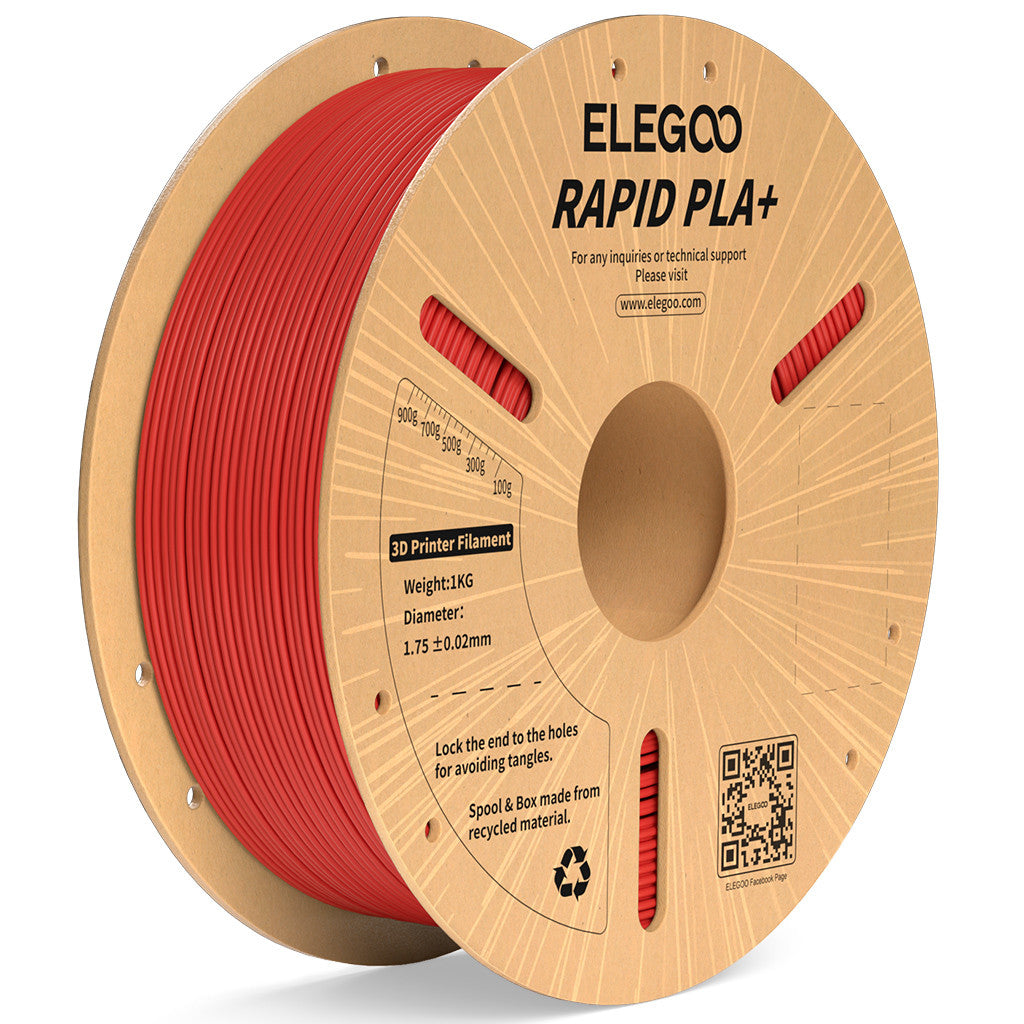 Color Plus Pla ELEGOO RAPID PLA+ Filament 1.75mm Colored 1KG ELEGOO – ELEGOO UK