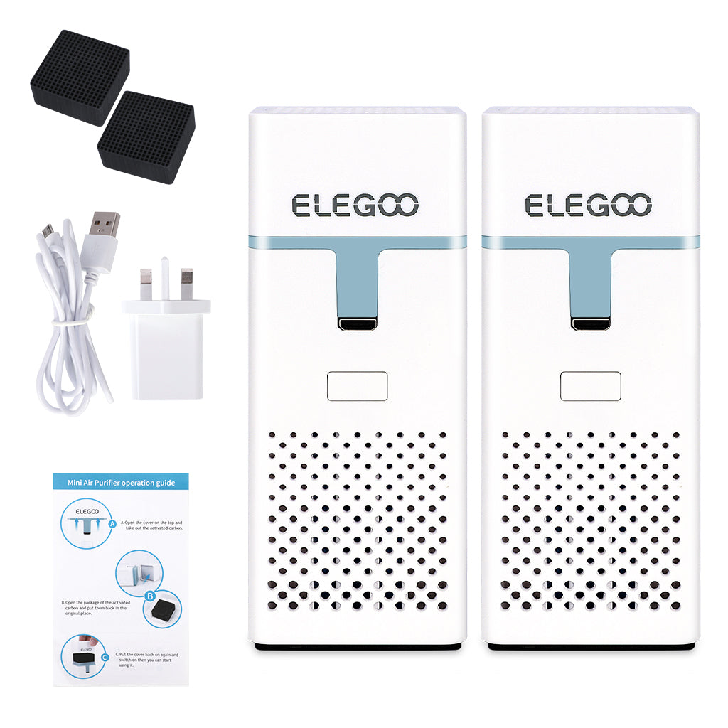 ELEGOO Mini Air Purifier 2 Pcs For Resin 3D Printer ELEGOO UK elegoo-mini-air-purifier-2-pcs-for-resin-3d-printer-elegoo-uk
